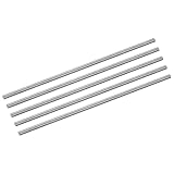 sourcing map Lot de 5 tiges rondes en titane GR5 -