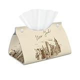 Housse de boîte à mouchoirs en cuir – Long support