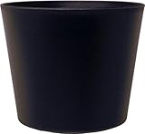 Leni P 0837-3 Flori Cache-Pot Noir Mat Ø 16,5 cm x