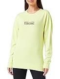 Calvin Klein L/S Sweatshirt Haut de Pijama, Cyber Green,