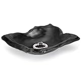 tangger Plateau pour bijoux, plateau noir vide poches