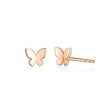 Boucles d'oreilles papillon minuscule pour oreilles