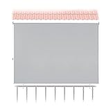 Relaxdays Store Vertical, 140 x 180 cm, extérieur pour