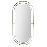 HOME DECO FACTORY The Miroir Art déco en métal doré