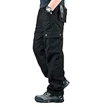 Hommes Pantalon Cargo Pantalon de Travail Style Militaire,