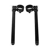Guidon Moto Clip 53mm Tubes en Aluminium CNC Détachables