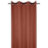 LOVELY CASA - Rideau - Modèle Bea - Terracotta - 140x260