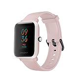 Amazfit Bip S Smartwatch Unisex-Adult, Pink, Square