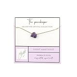 Houseofcristal Collier Pendentif en Améthyste Plaqué