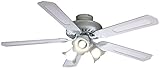 Farelek Baleares Ventilateur de plafond 132 cm Blanc