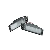 2pcs éclairages de plaque d'immatriculation à LED 3W