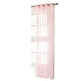 WOLTU VH5513rs 1 pièce Rideau Voilage Transparent à