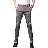 Générique Pantalon imprimé à Carreaux pour Hommes Mode