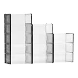 VEVOR Boîtes à Chaussures Empilables Lot de 12PCs,