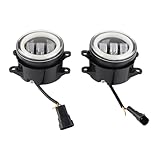 Lumières Tout-terrain Rondes, Feux de Travail Antibrouillard