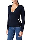 Morgan 182-MOJO.N Pull Femme, Bleu (Marine 301), S