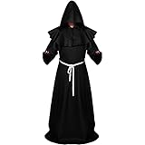 Sintege Déguisement de Moine du Mardi Gras Robe de