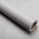 Papier Adhesif pour Meuble Gris Clair 40cm×10m Papier