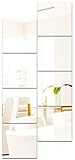 Jmitha Miroirs Muraux Autocollant 8 Pièces, 20.5 x