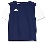 adidas Estro 19 JSY Maillot Homme, Dark Blue/Blanc,