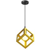 iDEGU Suspension Luminaire Moderne Lustre Forme Cube