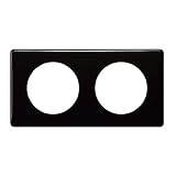 Legrand 066682 Plaque Céliane Laqué, 2 Postes, Finition