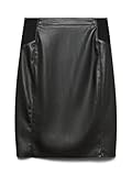 VERO MODA Jupe Crayon VMBUTTERSIA Jupe Courte Black