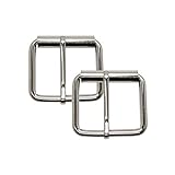 Trimming Shop 50mm Métal Carré Boucles pour Chaussures,