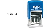 COLOP 104701 Tampon Date Mini Date S120 Mois en Lettres