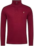 Ralph Lauren Pull Col Haut 71929-020, bordeaux, S