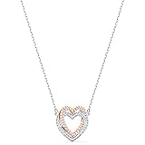 Swarovski Collier Swarovski Infinity, deux coeurs entremêlés