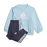 Adidas I BOS Logo Jog Set, Top:Medium Grey Heather