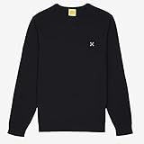 OXBOW P0PREVIO Pull léger col V uni Noir