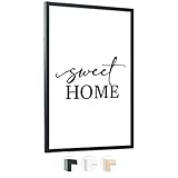 edihome, Cadre 50x70, en Bois, Laminé Acrylique, Mural,