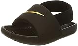 Nike Garçon Nike Kawa Baskets, Black Metallic Gold,