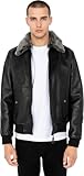 Blouson Pilote Schott en cuir ref_jaj35836-33480 Noir