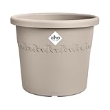 Elho Algarve Cilindro Wheels 40cm - Grand Pot de Fleurs