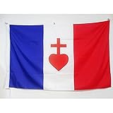 AZ FLAG - Drapeau France Sacré Cœur de Jésus - 90x60