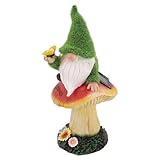 ERYUE Gardon – Statue Lumineuse en Forme de Champignon,