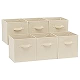 Amazon Basics Lot de 6 cubes de rangement pliables