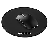 Eono Tapis de Souris Rond 250 x 3 mm, Ultra Fin, améliore