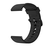 Yisica 22mm Bracelet de Montre en Silicone, Souple