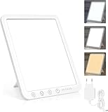 Lampe de Luminothérapie 15000 lux, simulation de la