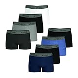 Athena Basic Coton 8A71 sous-vêtement, Gris/Noir/Blanc/Bleu,