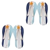 Levemolo Lot De 2 Cintres De Porte Arrière En Bois