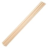VILLCASE 10 pièces Lot de Baguettes Bois Triangulaires