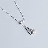 HCMA Collier Pendentif réglable en Argent Sterling