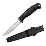 Swiss+Tech Couteau à Lame Fixe avec Etui Rigide, Couteau