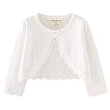 Mufeng Boléro Bébé Fille 9 Mois-4 Ans Cardigan Tricot