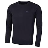 Calvin Klein Hommes Ras du Cou en Coton Doux Pull -